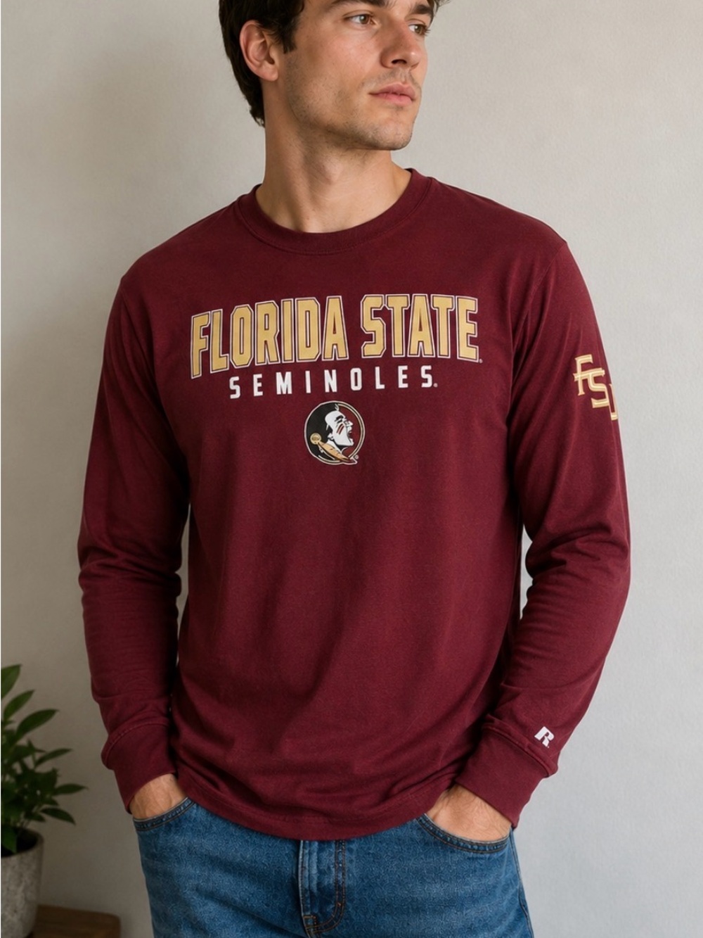 Florida State Seminoles LS Shirt M size